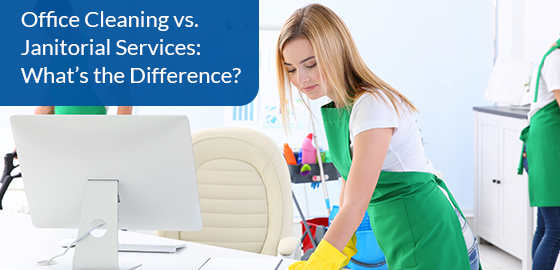 What is the difference between commercial cleaning and office cleaning