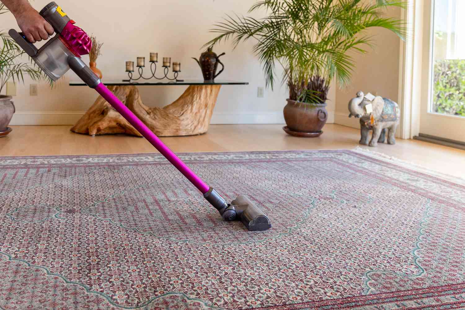 How to Clean an Area Rug Without Moving It