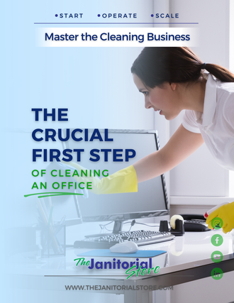 What is the First Step of Cleaning an Office