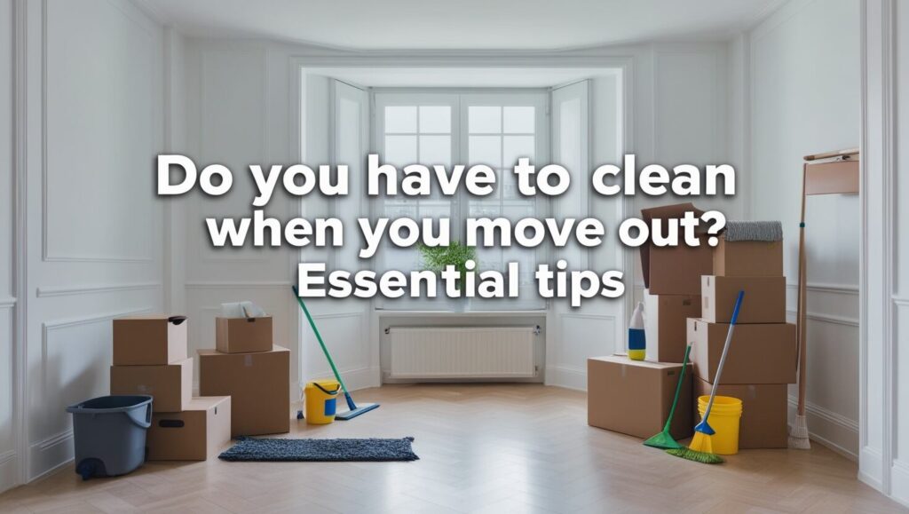 Do You Have to Clean When You Move Out?