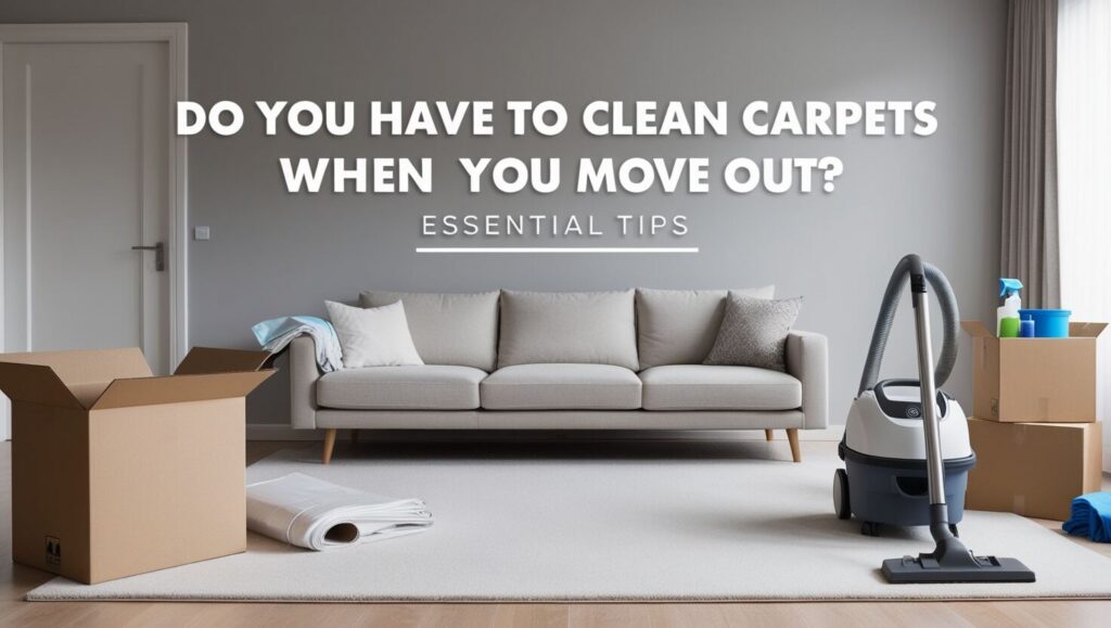 Do You Have to Clean Carpets When You Move Out