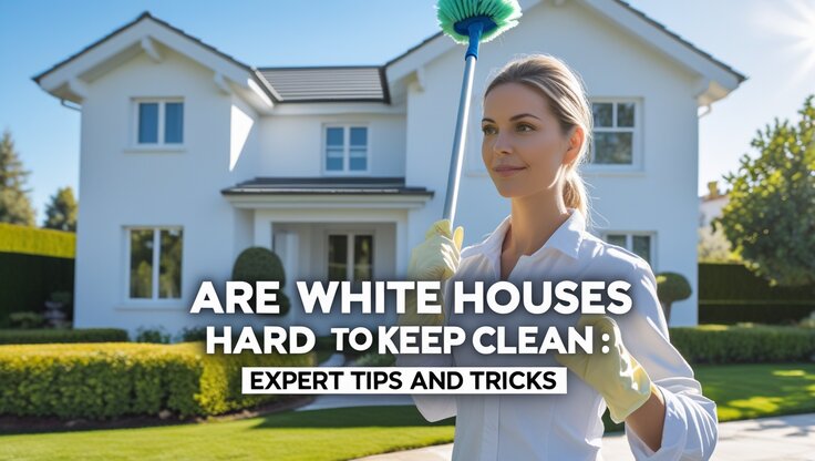 are white houses hard to keep clean