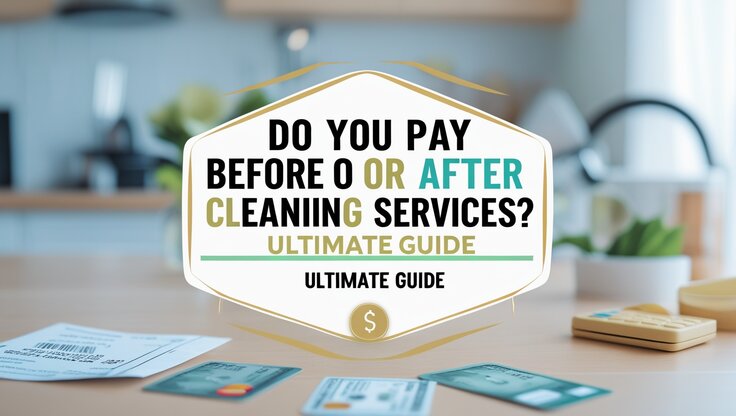 do you pay before or after cleaning services