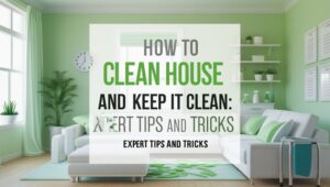 how to clean house and keep it clean