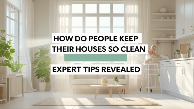 how do people keep their houses so clean